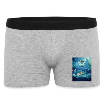 Magic Ocean - Men's Boxer Shorts - heather grey - Front