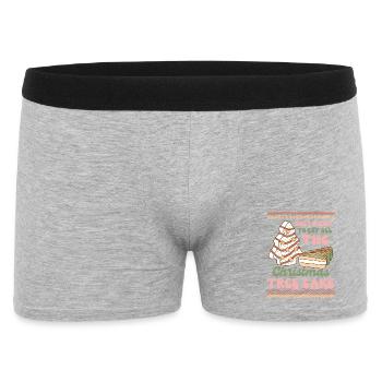 Ugly Christmas Sweater - Men's Boxer Shorts - heather grey - Front