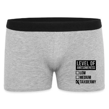 Präparation Präparation Präparation Präparation Präparation - Männer Boxer Shorts - Grau meliert - Vorne