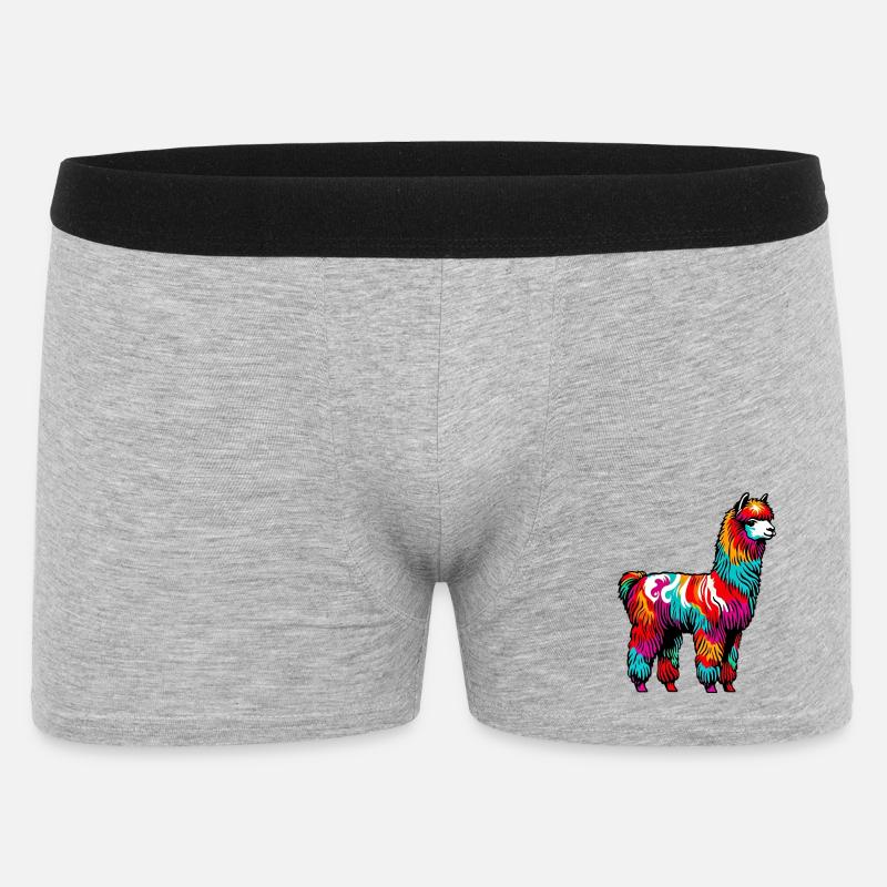 Alpaca - Boxer da uomo - grigio melange