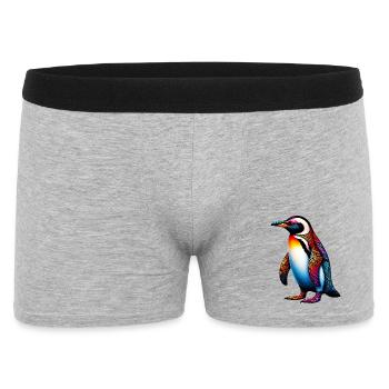 Penguin - Men's Boxer Shorts - heather grey - Front