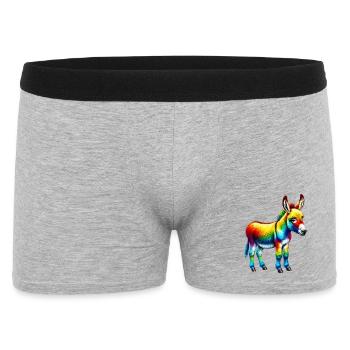Esel-Maultier - Männer Boxer Shorts - Grau meliert - Vorne