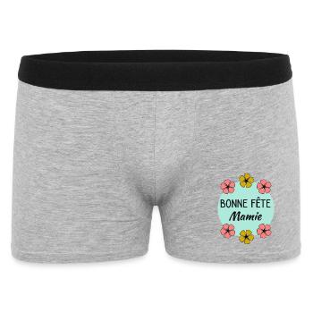MAMIE. MAMAN. GRAND-MERE. FÊTE DES MÈRES - Boxer Homme - gris chiné - Devant