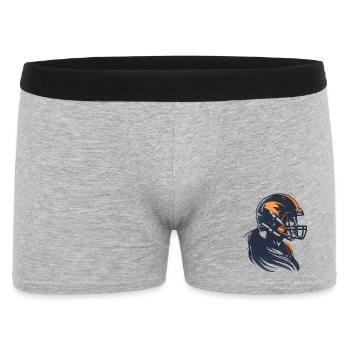 Football player - Men's Boxer Shorts - heather grey - Front