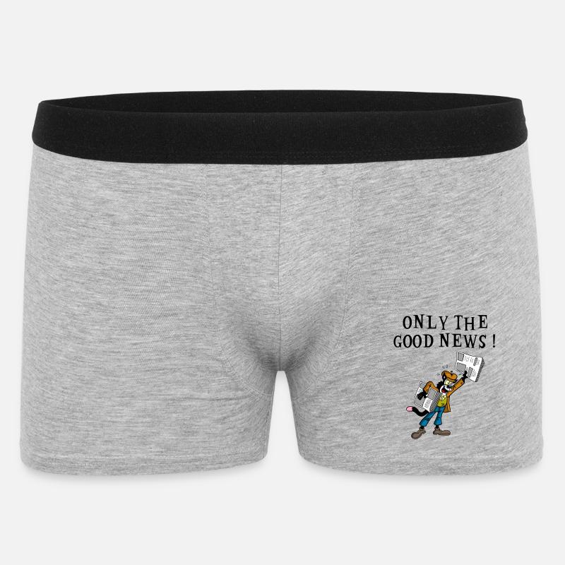 Chat zur Protokollübermittlung - Männer Boxer Shorts - Grau meliert