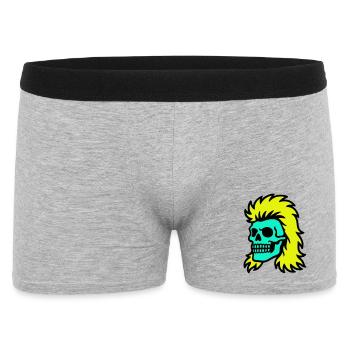 Crâne de mulet - Boxer Homme - gris chiné - Devant