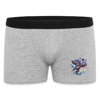 Gorilla Drone Kids Funny - Men's Boxer Shorts - heather grey - Front