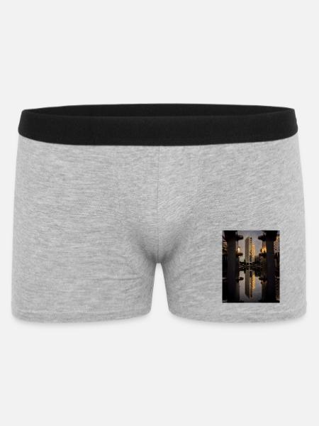 Caught Between the Bolts - Men's Boxer Shorts - heather grey