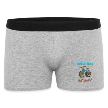 Good Wheel Expensive Saying Bicycle - Men's Boxer Shorts - heather grey - Front