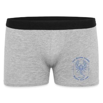 Scorpio Passion Zodiac Sign Gift Astrology Art - Men's Boxer Shorts - heather grey - Front