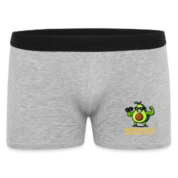 Avocado Muscle Hero : Plus de masse n’est pas possible - Boxer Homme - gris chiné - Devant