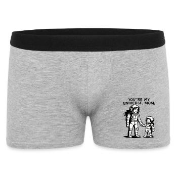 Tu es ma maman de l’univers - Boxer Homme - gris chiné - Devant