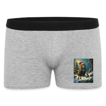 Didimaus - Männer Boxer Shorts - Grau meliert - Vorne