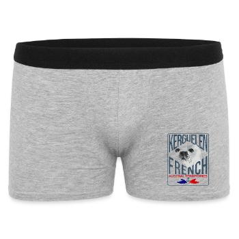 Kerguelen French Australe terrotories - Boxer Homme - gris chiné - Devant