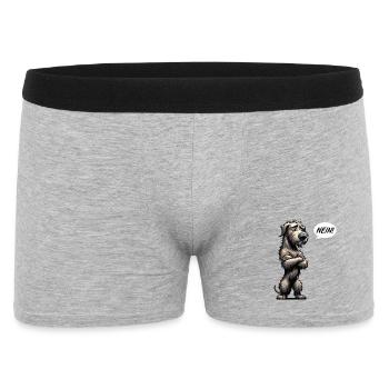 No Irish Wolfhound Wolfhound Owner - Men's Boxer Shorts - heather grey - Front