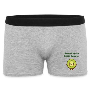 Kawaii Kiwi Fruit Delight - Men's Boxer Shorts - heather grey - Front