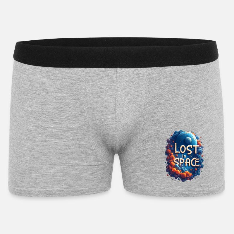 Perdu dans l’espace - Boxer Homme - gris chiné