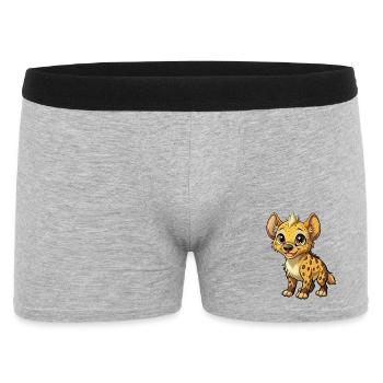 Baby Hyena - Men's Boxer Shorts - heather grey - Front