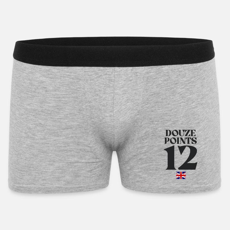 Douze Points Eurovision  - Men's Boxer Shorts - heather grey