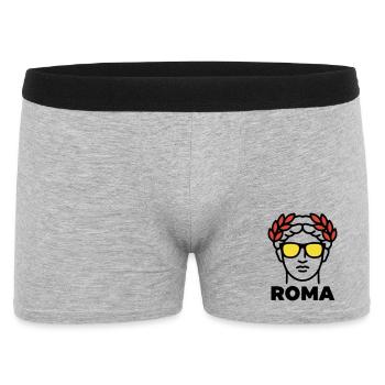 Rome Statue Sunglasses Italy Holidays - Men's Boxer Shorts - heather grey - Front