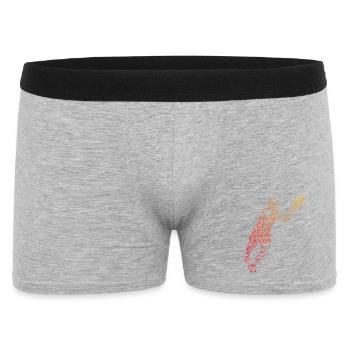 Idée cadeau pour un tennis avec tennis - Boxer Homme - gris chiné - Devant