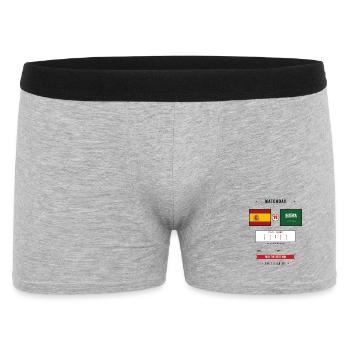 Spain vs Saudi Arabia Football Score Card - Boxer Homme - gris chiné - Devant