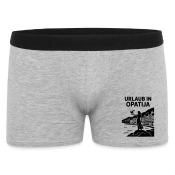 Opatija Holidays Croatia - Men's Boxer Shorts - heather grey - Front