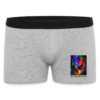 Nebula Neon Eclipse 2026 limited edition - Men's Boxer Shorts - heather grey - Front