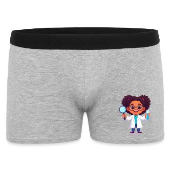 Kawaii Chemist – Art amusant du laboratoire scientifique - Boxer Homme - gris chiné - Devant