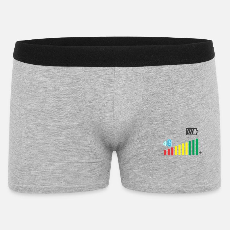 Coverage level - Men's Boxer Shorts - heather grey