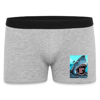 Shark Shark Shark funny saying comic - Chambre à louer - Boxer Homme - gris chiné - Devant