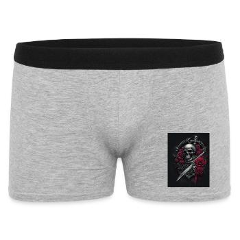 Heavy Metal 18 - Boxer Homme - gris chiné - Devant