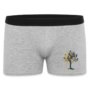 Tree - Men's Boxer Shorts - heather grey - Front