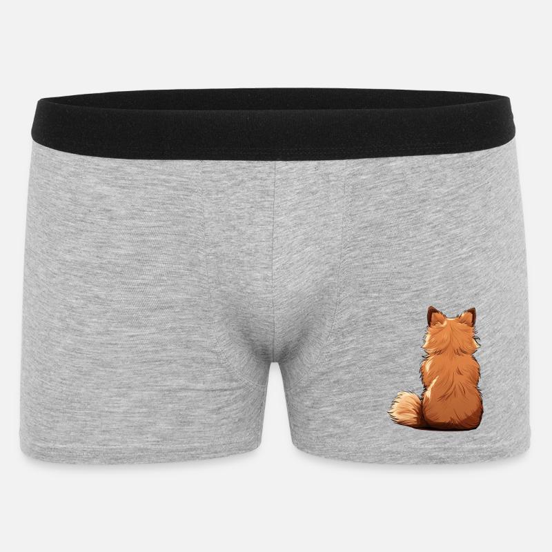 Pommern - Männer Boxer Shorts - Grau meliert