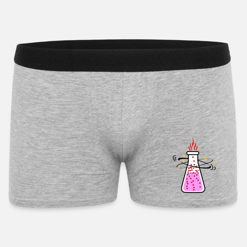 Gift oder Zaubertrank - Männer Boxer Shorts - Grau meliert