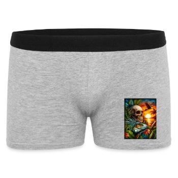 Iguana at sunset - Men's Boxer Shorts - heather grey - Front