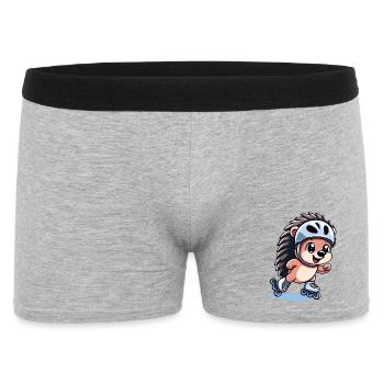 Speedy Hedgehog : Champion de patinage à roulettes - Boxer Homme - gris chiné - Devant