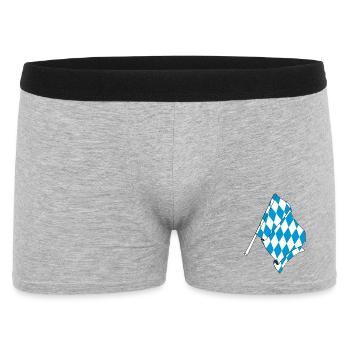 Drapeau du Bayern - Boxer Homme - gris chiné - Devant