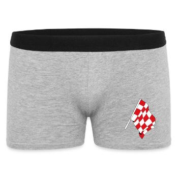 Flag of the province of North Brabant - Men's Boxer Shorts - heather grey - Front