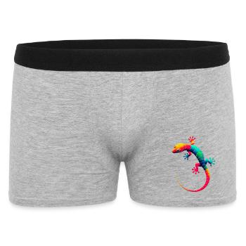 Gecko - Boxer Homme - gris chiné - Devant