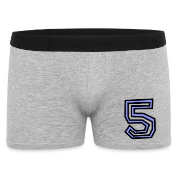 5. 5 YEARS. 5th ANNIVERSARY. 5 YEAR ANNIVERSARY - Men's Boxer Shorts - heather grey - Front