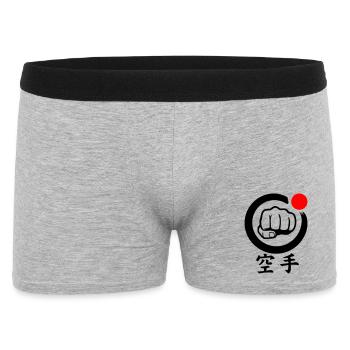Karate Faust / Fist - Men's Boxer Shorts - heather grey - Front