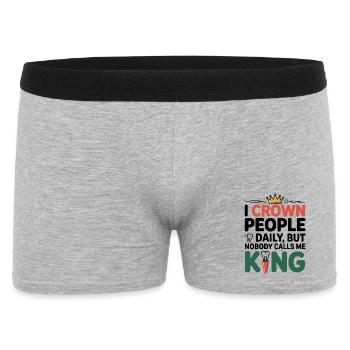 Technicien de laboratoire dentaire Wax Up - Boxer Homme - gris chiné - Devant