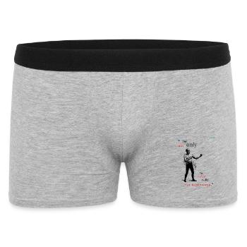 BARITONES PARODY design 001 - Boxer Homme - gris chiné - Devant
