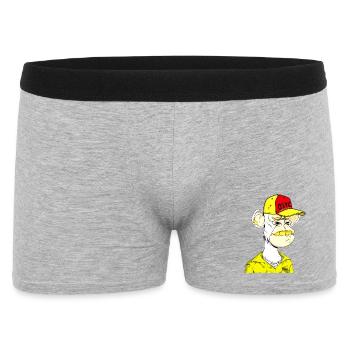Ape Straßenrebell Cap - Männer Boxer Shorts - Grau meliert - Vorne