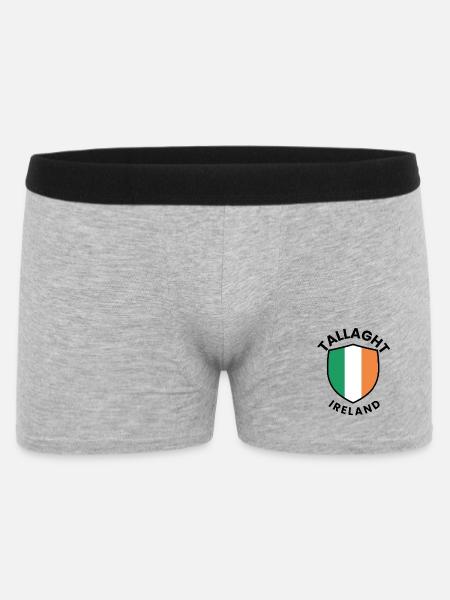 Tallaght Irish Shield - Männer Boxer Shorts - Grau meliert