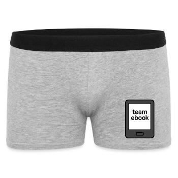 Which team do you belong to? - Team eBook-Reader - Men's Boxer Shorts - heather grey - Front