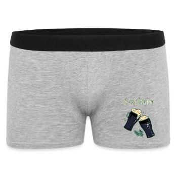 Sláinte - Irish toast & dark beer - Men's Boxer Shorts - heather grey - Front