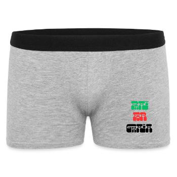 PRAY FOR GWADA - Boxer Homme - gris chiné - Devant