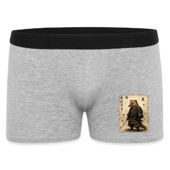Meerkat Samurai: Shadow Katana - Men's Boxer Shorts - heather grey - Front